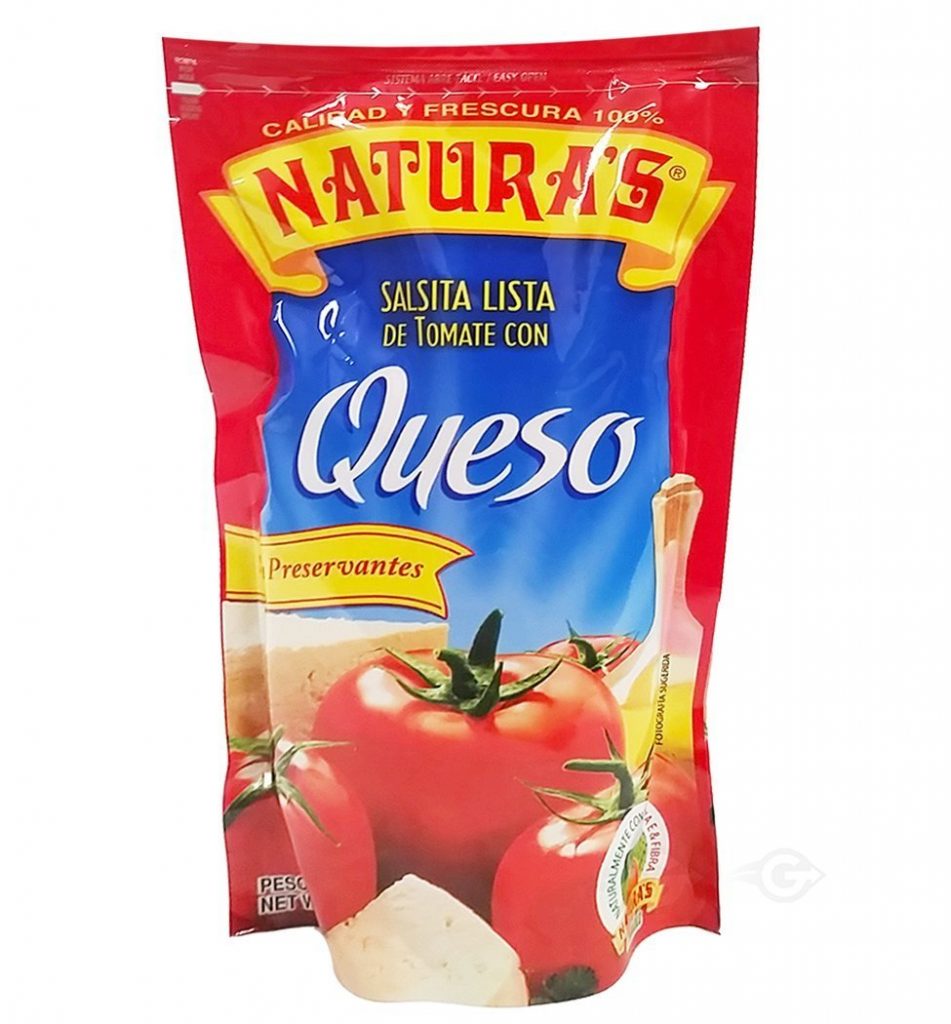 NATURA’S SALSA C/QUESO 24/210 GR. Importmex