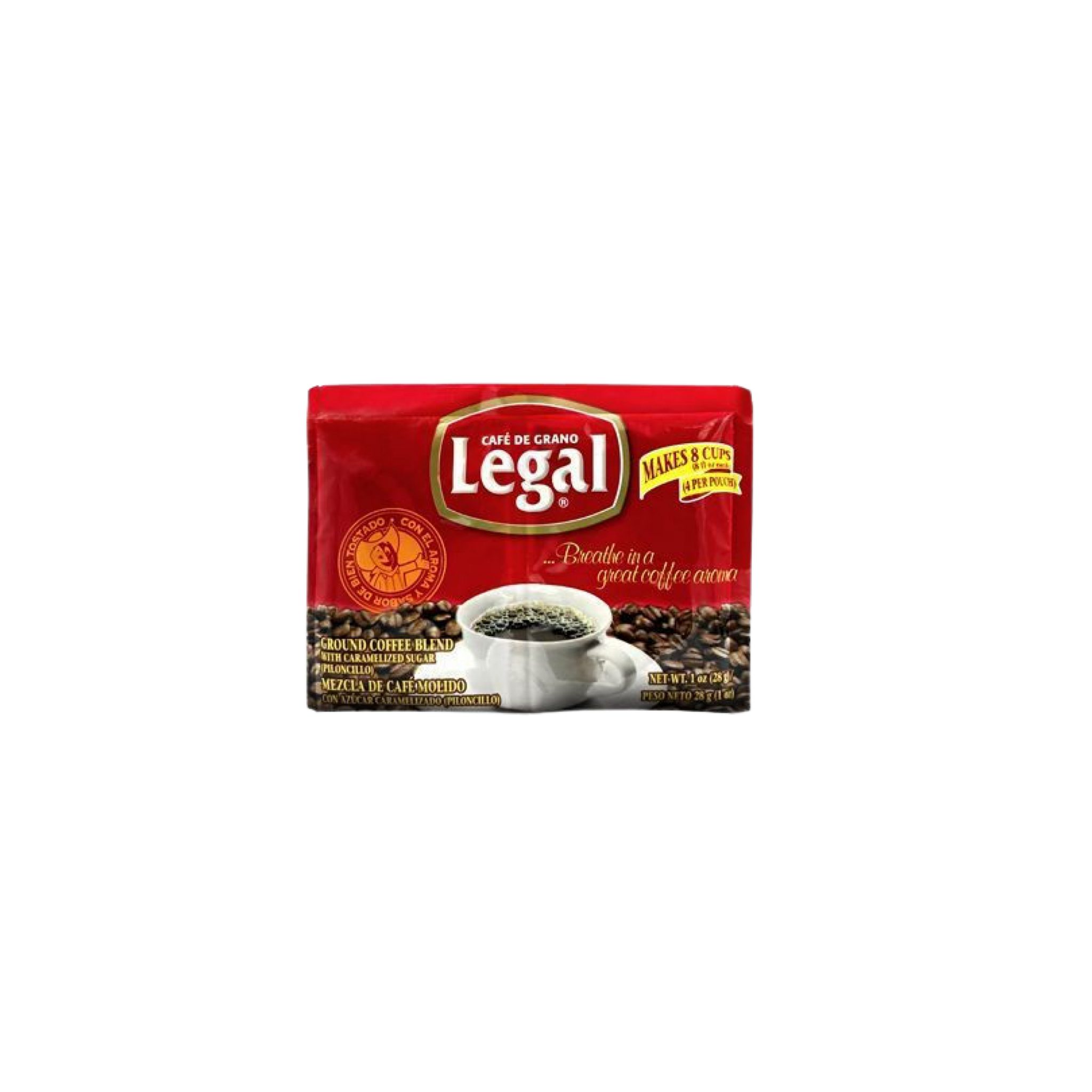 LEGAL COFFEE POUCH 30/1 OZ. Importmex
